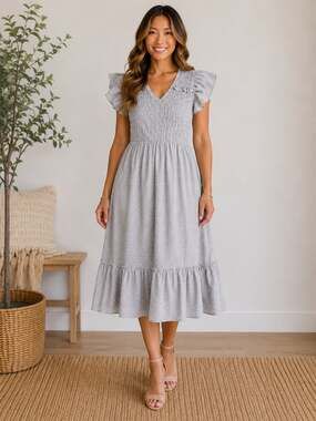 organza dresses for women BEIGE ORGANZA MIDI DRESS | CULT MIA